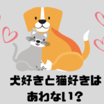 犬と猫とハート